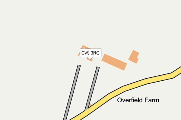 CV9 3RG map - OS OpenMap – Local (Ordnance Survey)
