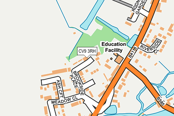 CV9 3RH map - OS OpenMap – Local (Ordnance Survey)