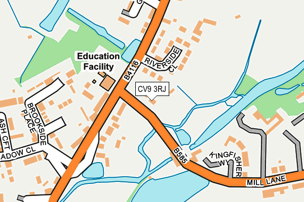 CV9 3RJ map - OS OpenMap – Local (Ordnance Survey)