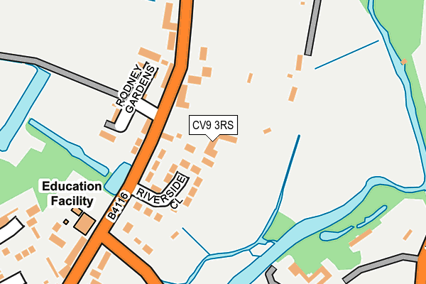 CV9 3RS map - OS OpenMap – Local (Ordnance Survey)