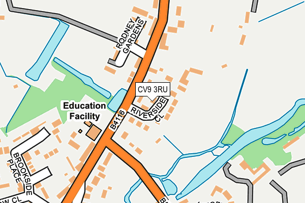 CV9 3RU map - OS OpenMap – Local (Ordnance Survey)