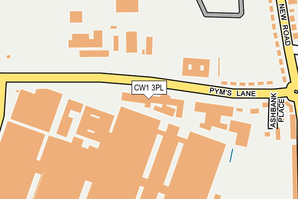 CW1 3PL map - OS OpenMap – Local (Ordnance Survey)