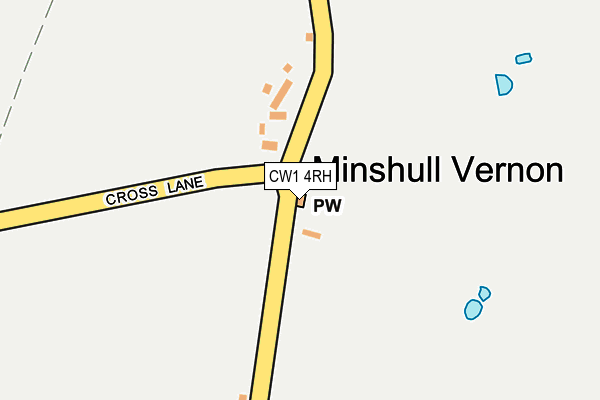 CW1 4RH map - OS OpenMap – Local (Ordnance Survey)