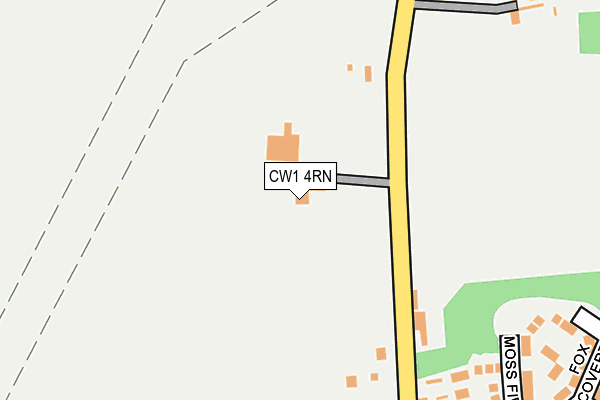 CW1 4RN map - OS OpenMap – Local (Ordnance Survey)