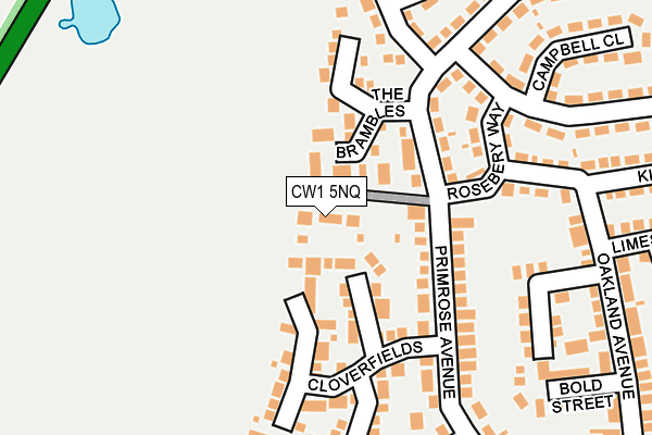 CW1 5NQ map - OS OpenMap – Local (Ordnance Survey)