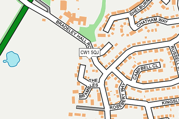 CW1 5QJ map - OS OpenMap – Local (Ordnance Survey)
