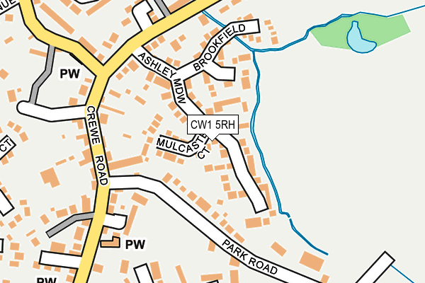 CW1 5RH map - OS OpenMap – Local (Ordnance Survey)