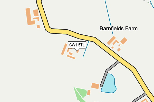 CW1 5TL map - OS OpenMap – Local (Ordnance Survey)