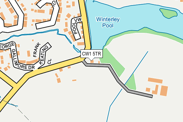 CW1 5TR map - OS OpenMap – Local (Ordnance Survey)