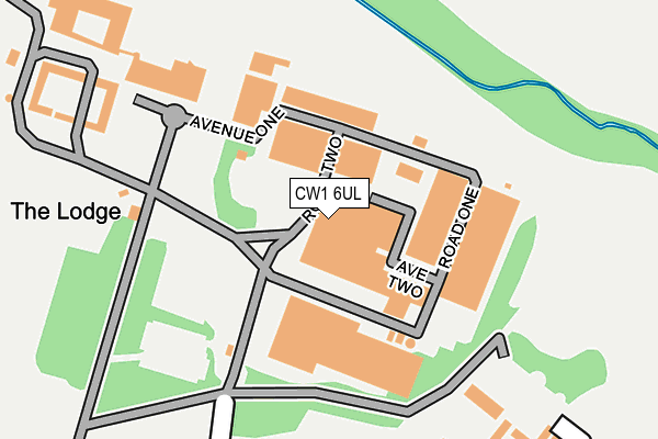 CW1 6UL map - OS OpenMap – Local (Ordnance Survey)