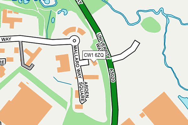 Map of ELWORTH ESTATES LIMITED at local scale