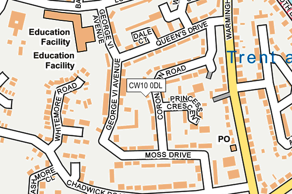 Map of NRJ ENGINEERING SERVICES LIMITED at local scale