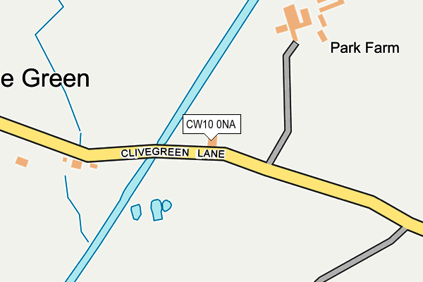 CW10 0NA map - OS OpenMap – Local (Ordnance Survey)