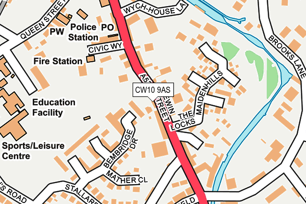 Map of KNUTSFORD CONSTRUCTION LIMITED at local scale