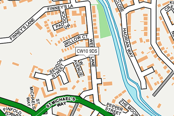 Map of HOLMES CHAPEL WINDOWS & ROOFLINE LIMITED at local scale