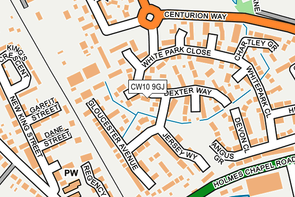 Map of WOODSIDE GARDEN SERVICES LTD at local scale