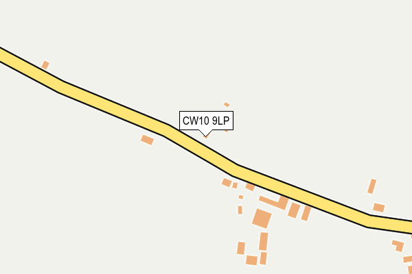CW10 9LP map - OS OpenMap – Local (Ordnance Survey)