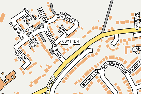 Map of GILBERT CONSTRUCTION LTD at local scale