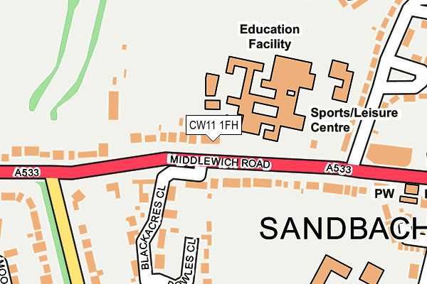 Map of HEADS UP - EDUCATIONAL ASSOCIATES LIMITED at local scale
