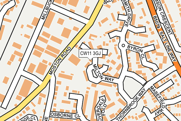 Map of GIBSONS GREENGROCERS & DELI LIMITED at local scale