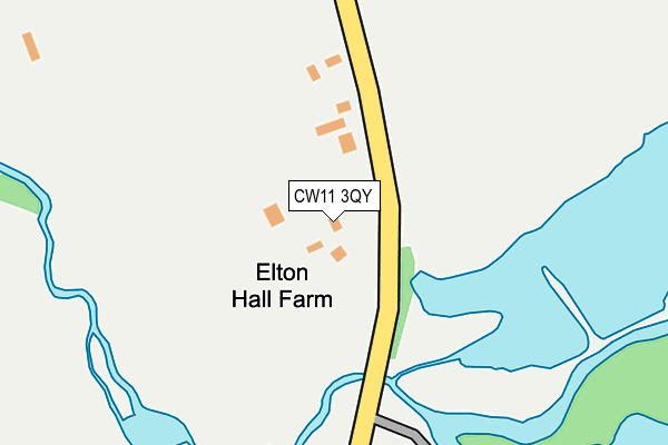 CW11 3QY map - OS OpenMap – Local (Ordnance Survey)