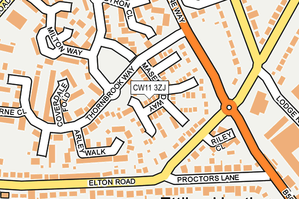 Map of TOP CHOP & STYLE LIMITED at local scale