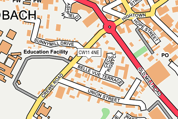 Map of KINGSWAY COMMERCIAL CONSULTANCY LIMITED at local scale