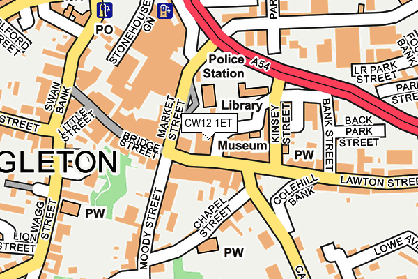 Map of HASLINGTON PROPERTIES LIMITED at local scale
