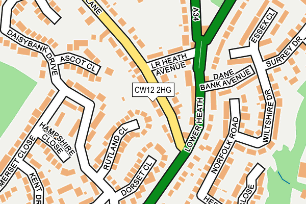 Map of LISA COWEN PHOTOGRAPHY LIMITED at local scale