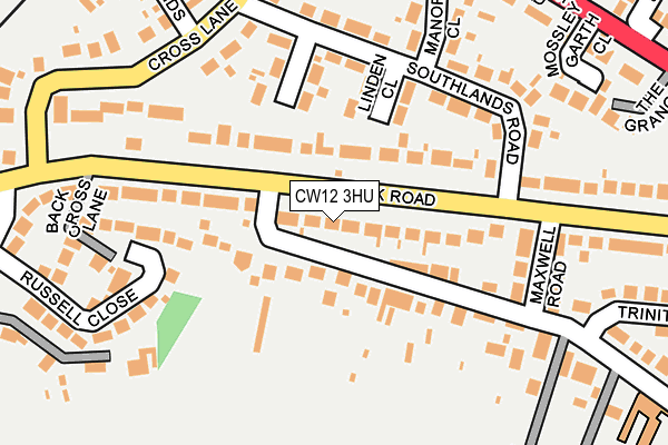 Map of CHANDLER PROPERTY COMPANY LIMITED at local scale