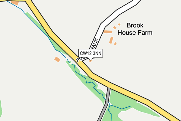 CW12 3NN map - OS OpenMap – Local (Ordnance Survey)