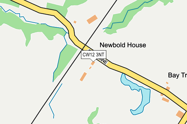 CW12 3NT map - OS OpenMap – Local (Ordnance Survey)