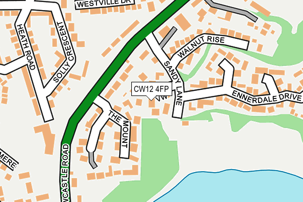 CW12 4FP map - OS OpenMap – Local (Ordnance Survey)