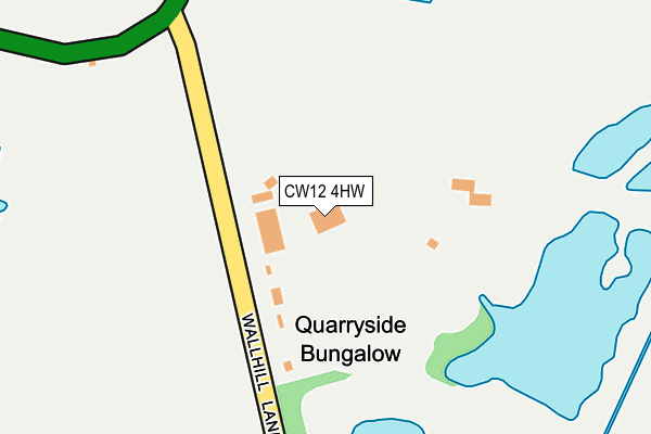 CW12 4HW map - OS OpenMap – Local (Ordnance Survey)