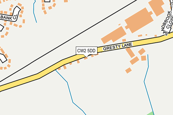 CW2 5DD map - OS OpenMap – Local (Ordnance Survey)