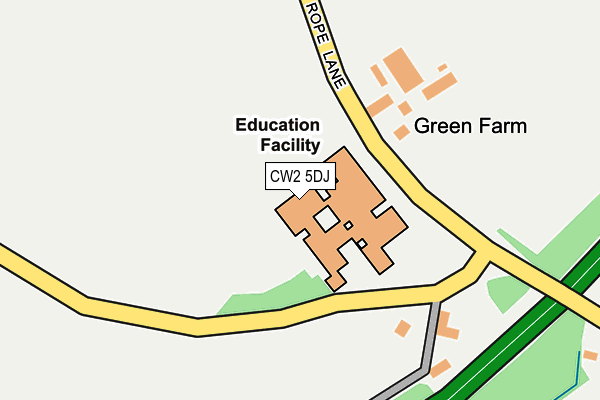 CW2 5DJ map - OS OpenMap – Local (Ordnance Survey)