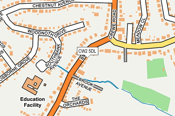 CW2 5DL map - OS OpenMap – Local (Ordnance Survey)