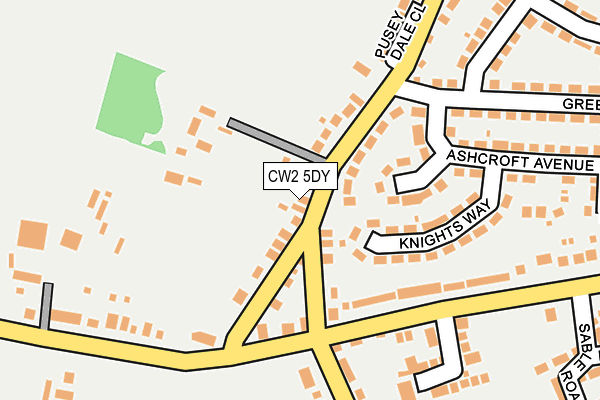 CW2 5DY map - OS OpenMap – Local (Ordnance Survey)