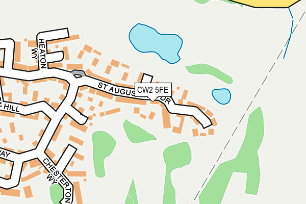 CW2 5FE map - OS OpenMap – Local (Ordnance Survey)
