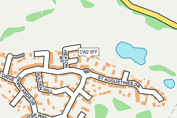 CW2 5FF map - OS OpenMap – Local (Ordnance Survey)