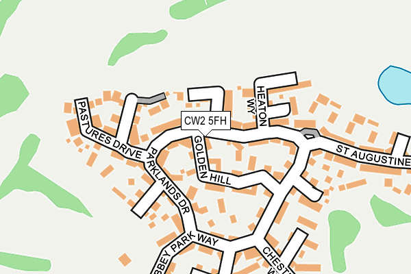 CW2 5FH map - OS OpenMap – Local (Ordnance Survey)