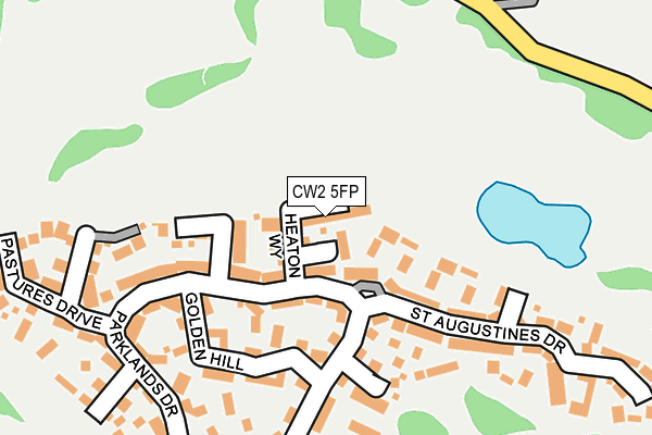 CW2 5FP map - OS OpenMap – Local (Ordnance Survey)