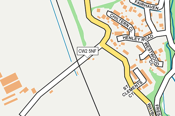 CW2 5NF map - OS OpenMap – Local (Ordnance Survey)