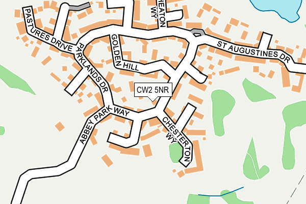 CW2 5NR map - OS OpenMap – Local (Ordnance Survey)