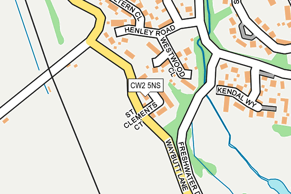 CW2 5NS map - OS OpenMap – Local (Ordnance Survey)