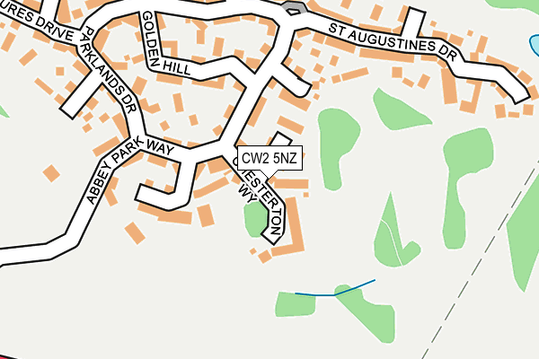 CW2 5NZ map - OS OpenMap – Local (Ordnance Survey)