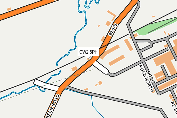 CW2 5PH map - OS OpenMap – Local (Ordnance Survey)