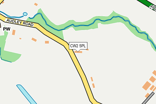 CW2 5PL map - OS OpenMap – Local (Ordnance Survey)