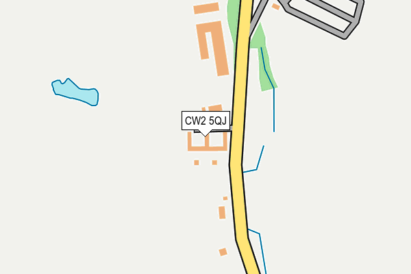 CW2 5QJ map - OS OpenMap – Local (Ordnance Survey)