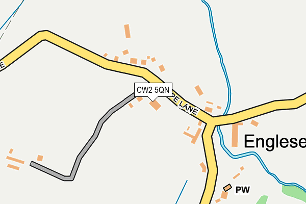 CW2 5QN map - OS OpenMap – Local (Ordnance Survey)